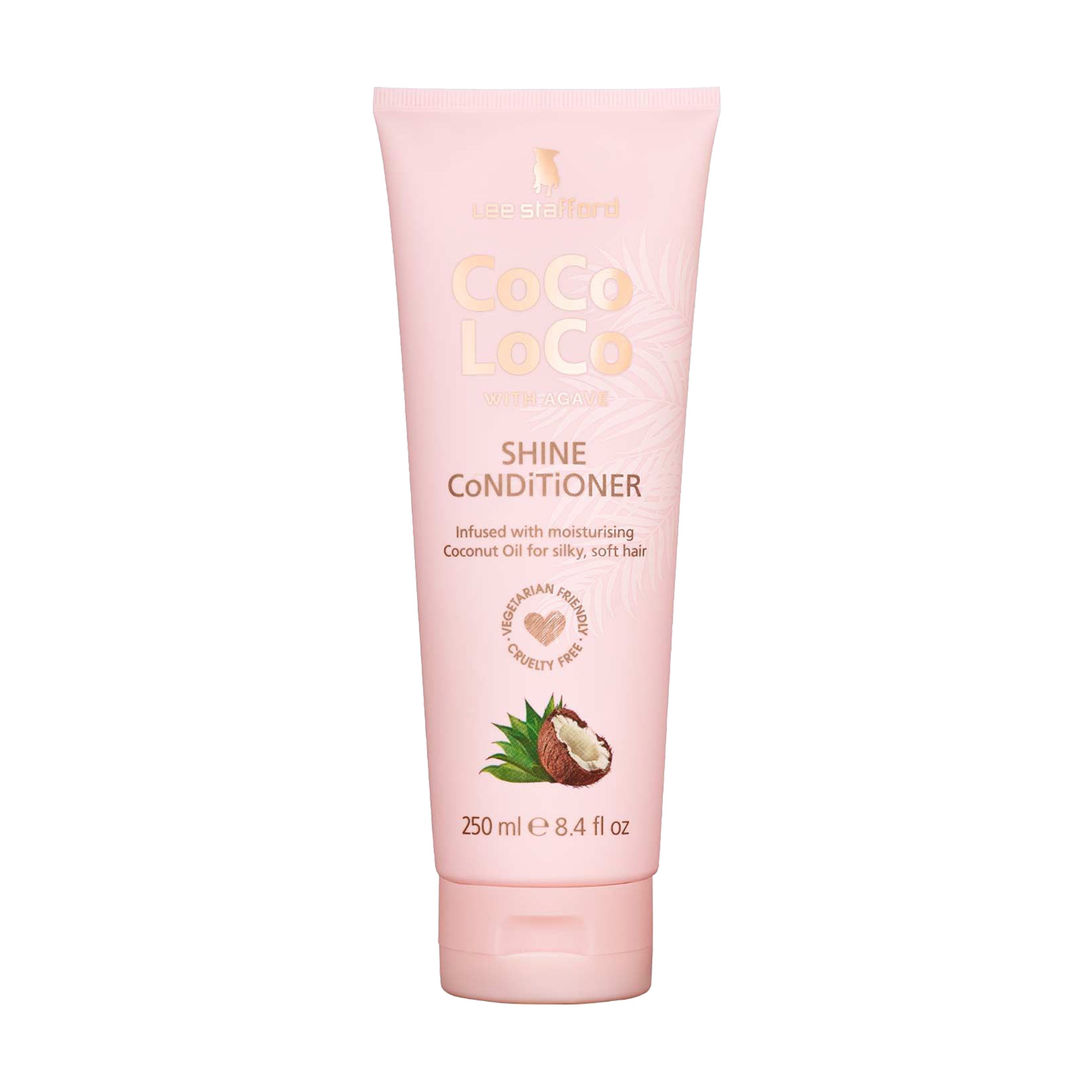 Зволожувальний кондиціонер для волосся Lee Stafford Coco Loco Shine Conditioner з агавою та кокосовою олією, 250 мл